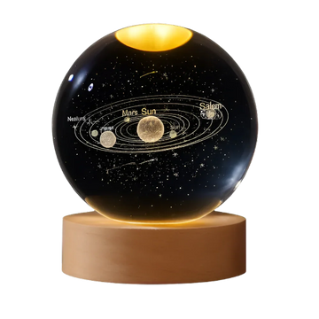 Solar System Crystal Table Lamp