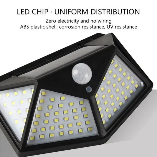 SunRay™ – Outdoor Solar LED Security Light - 100 LEDs