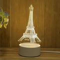 Creative 3D LED Table Lamp - CaselyShop