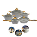5 - Piece Granite Cookware Set - CaselyShop